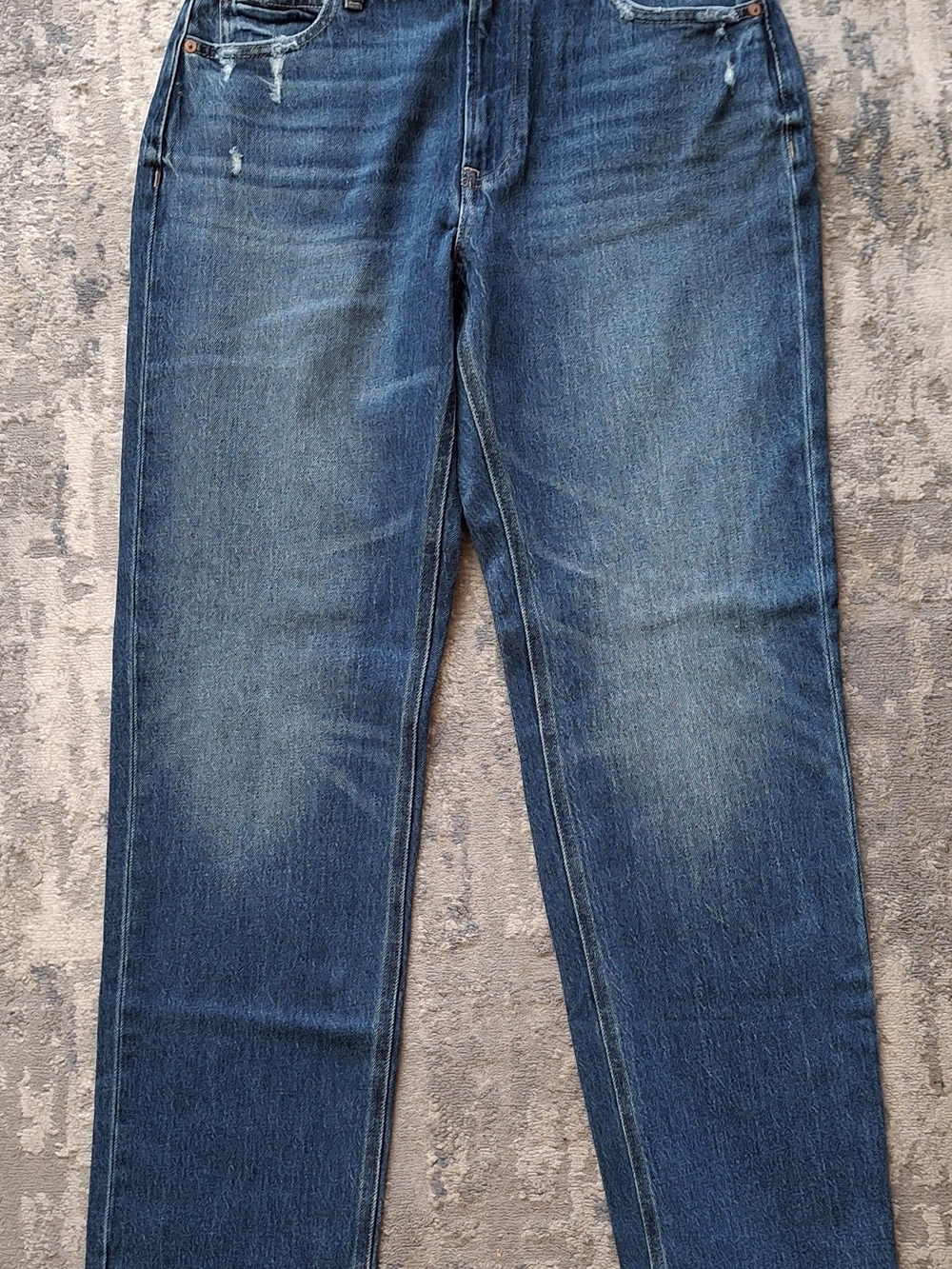 NEW Maurices Size 10 Reg L30 High-Rise Distressed Blue Women's Jeans